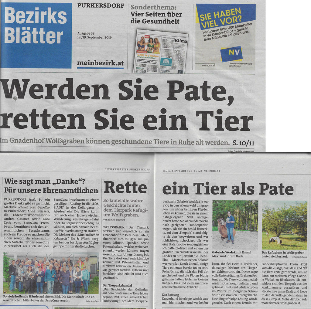 Der Tierpark und seine Paten