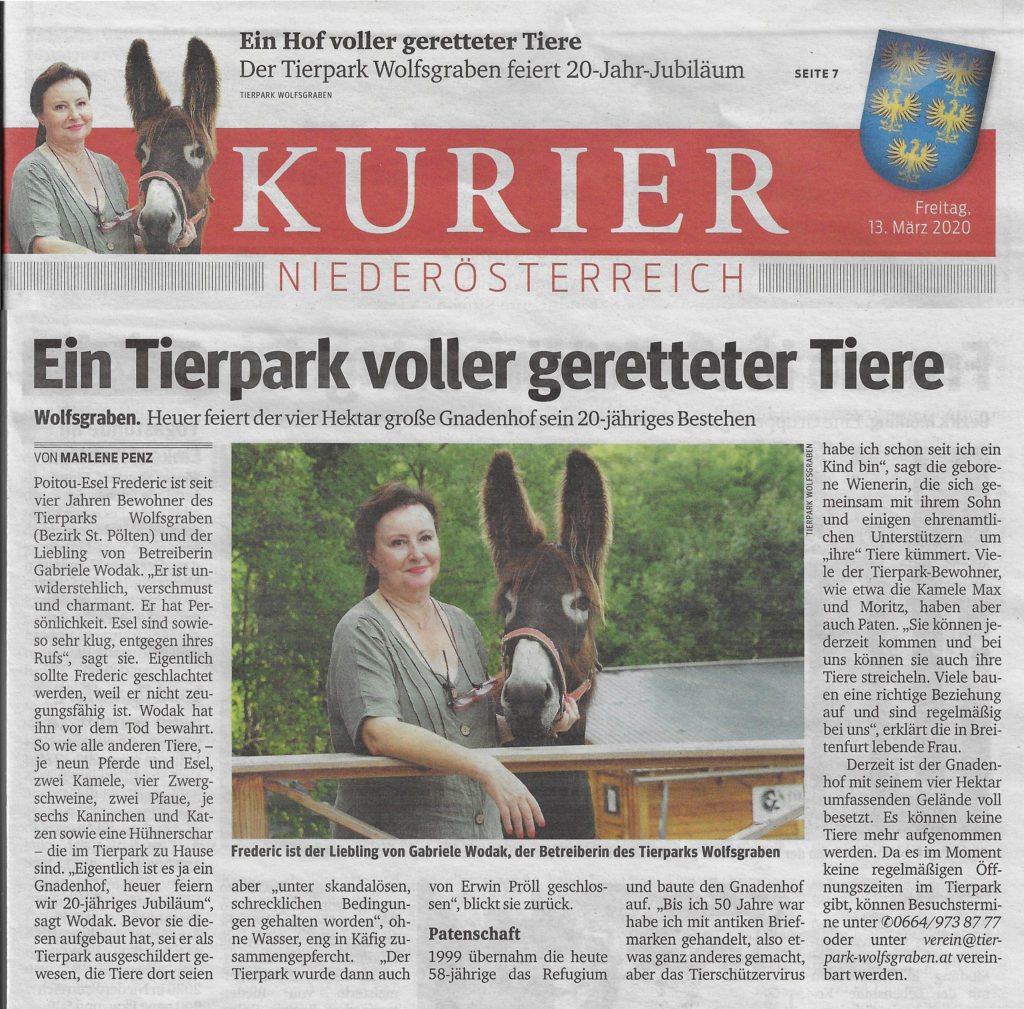 20 Jahre Tierpark