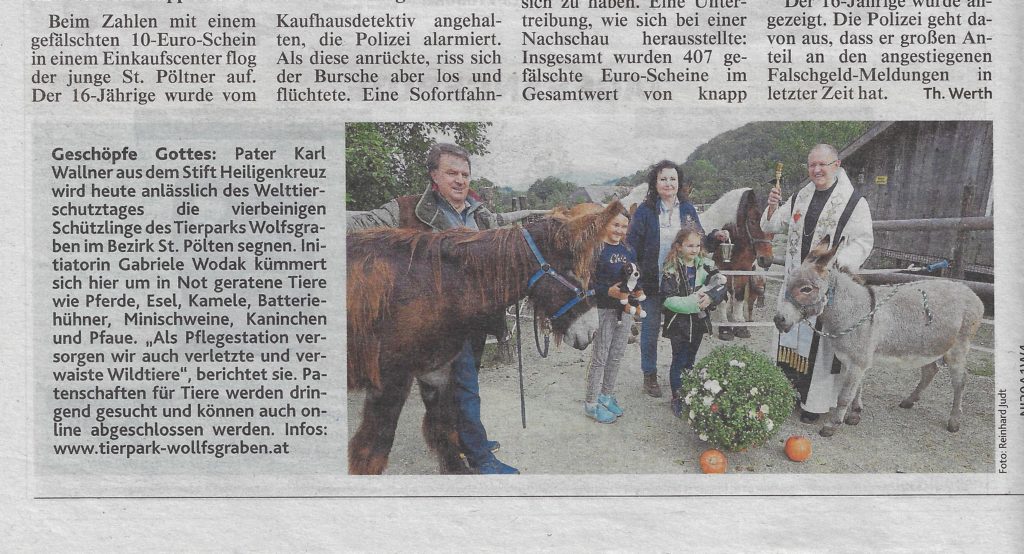 Welttierschutztag
